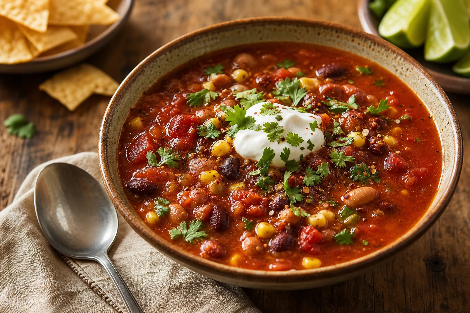 Spicy Taco Bean Soup