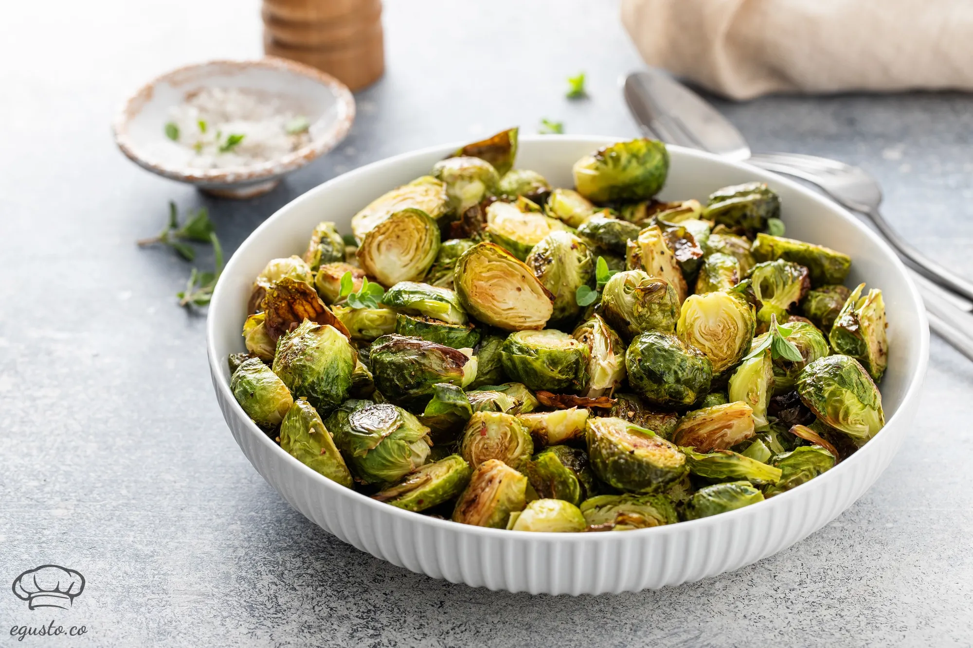 Sautéed Brussels Sprouts with Garlic and Parmesan